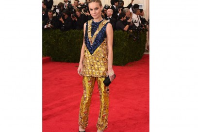 Brie Larson in Prada met gala 2014