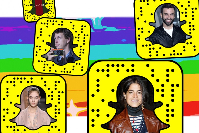 Gli insider della moda da seguire su Snapchat