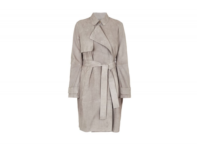 Hugo-Boss-Grey-Suede-Trench-Coat