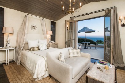 La camera da letto con patio privato