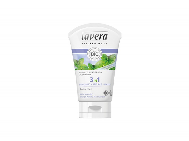 Lavera Bio Menta – Maschera Esfoliante 3in1