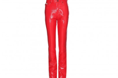 MARC JACOBS Faux patent leather trousers_mytheresa