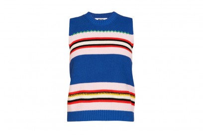 MSGM-Blue-Rigje-Top