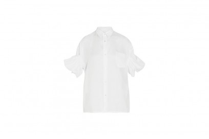 camicia con maniche a sbuffo junya watanabe