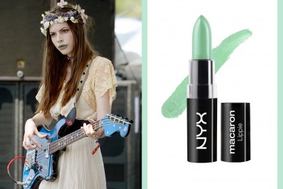 come-truccarsi-per-un-concerto-rock-rossetto-verde-acqua-nyx-pistachio