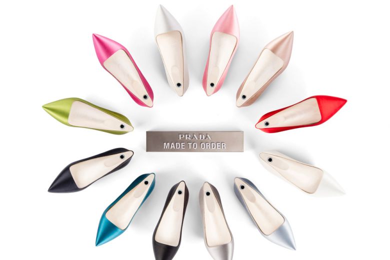 Prada presenta le décolleté Made to Order