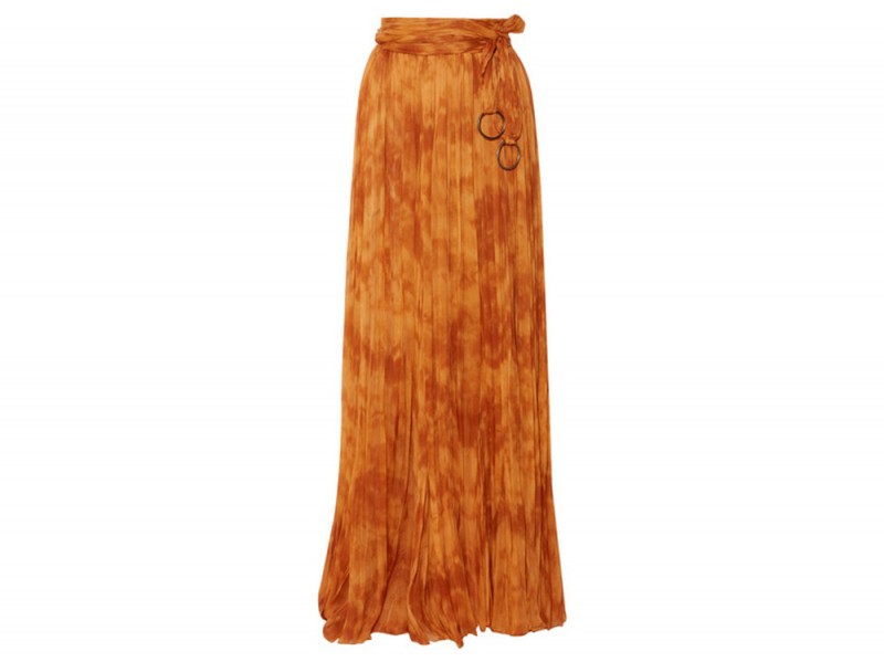 gonna lunga di chiffon roberto cavalli