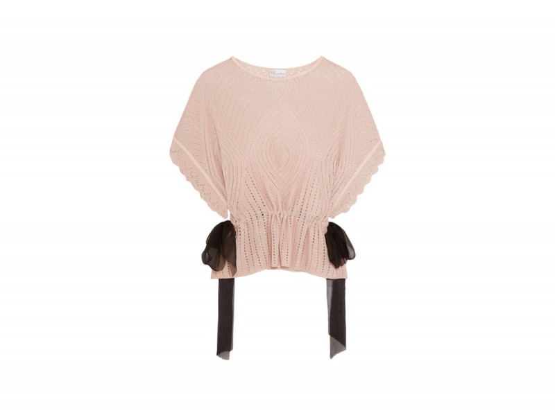 maglia crochet red valentino