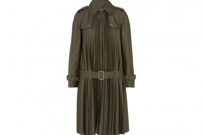 trench plissé junya watanabe