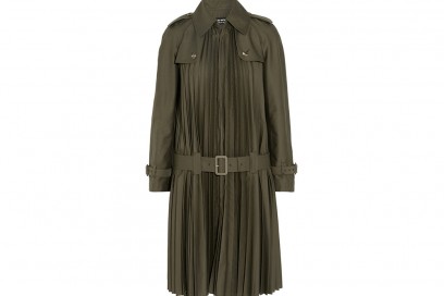 trench plissé junya watanabe