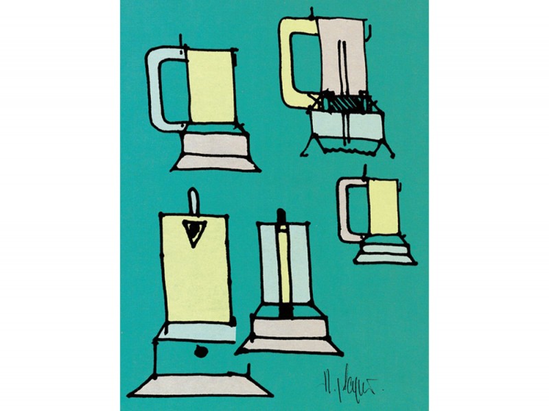 03_9090_disegno_Richard-Sapper_2000_caffettiera-espresso-elettrica_ph.-by-Archivio-Alessi