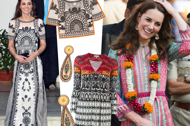 Kate Middleton e i look hindi style