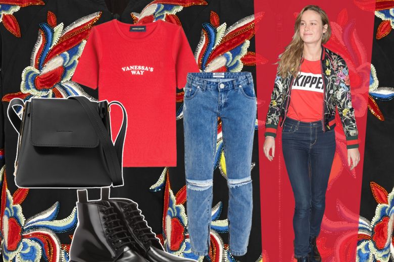 Easy look da weekend come Brie Larson