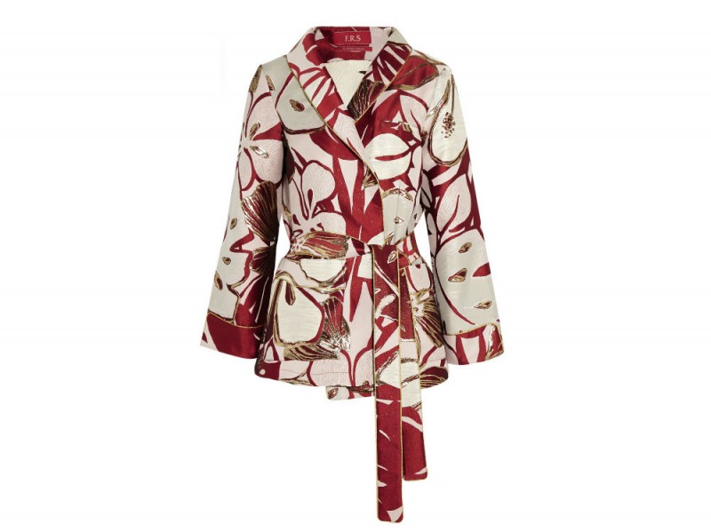 F.R.S FOR RESTLESS SLEEPERS Iride floral-jacquard jacket_NET
