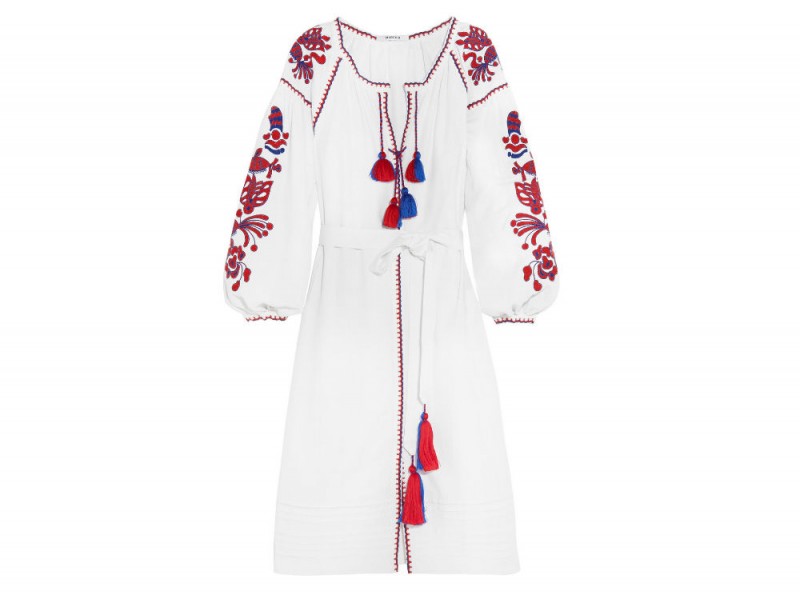 MARCH11 Poppy embroidered linen dress_NET