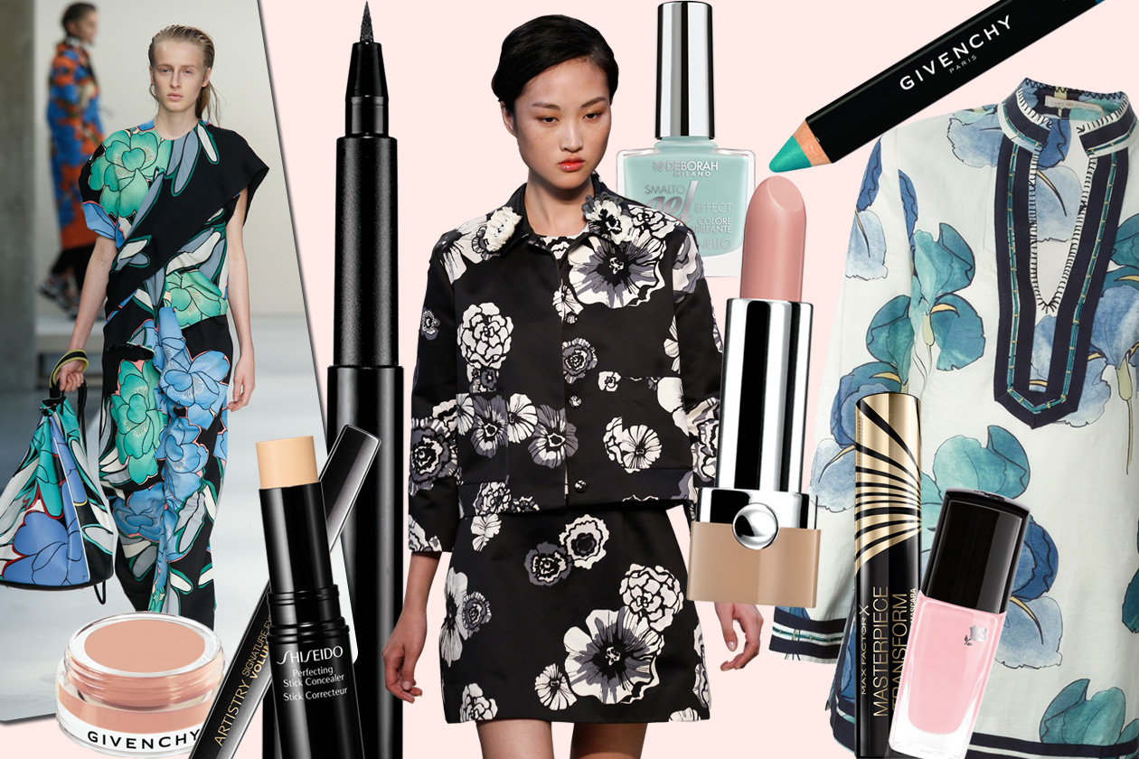Abiti a fiori vintage: il trucco ideale da abbinare