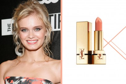 rossetto-corallo-a-chi-sta-bene-Sara-Paxton-ysl-rouge-pur-couture-satin-radiance-lipstick-coral-poetique
