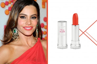 rossetto-corallo-a-chi-sta-bene-Sofia-Vergara-lancome-rouge-in-love-miss-coquelicot