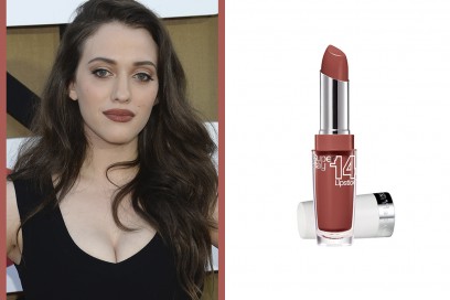 rossetto-marrone-Kat-Dennings-maybelline-super-stay-14-hr-lipstick-lasting-chestnut