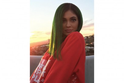 kylie jenner capelli verdi