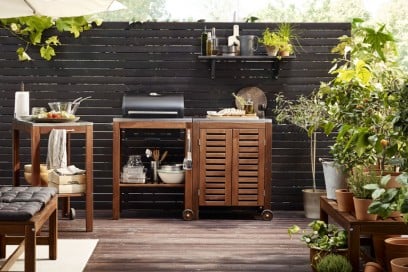 Balcone Ikea barbecue