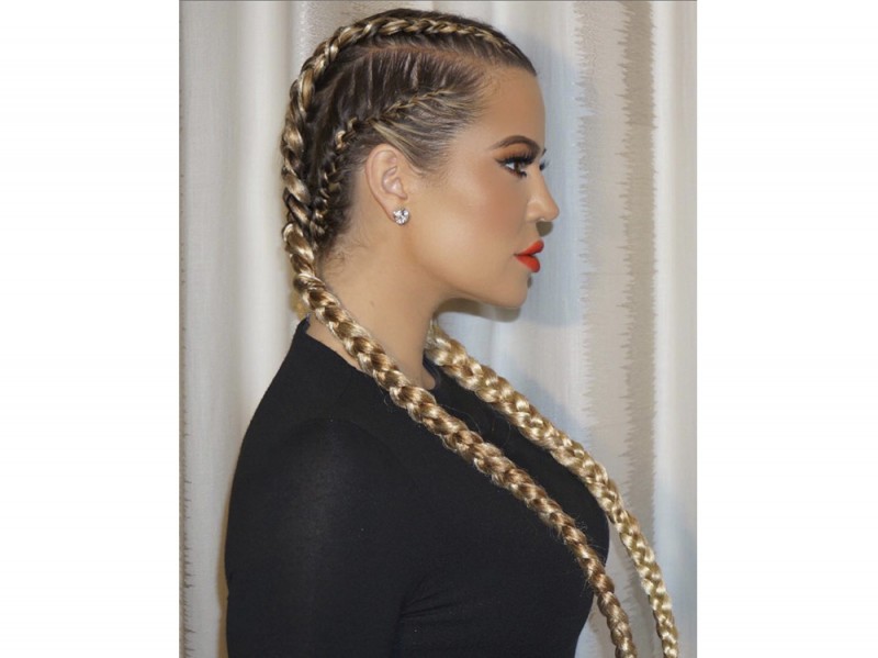 boxer braids khloe kardashian