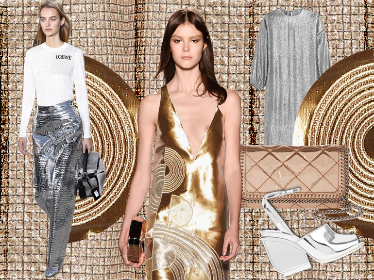 cover silver & gold la tendenza metallizzata mobile