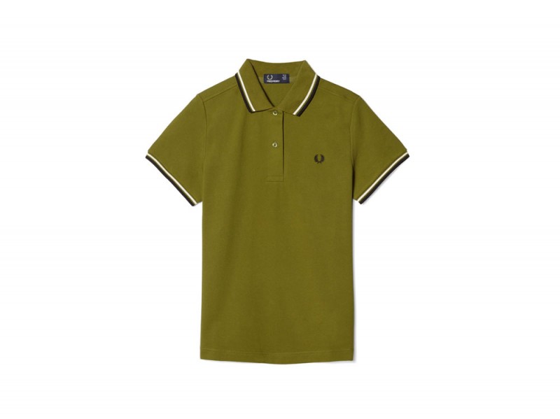 fred-perry-polo-verde-oliva