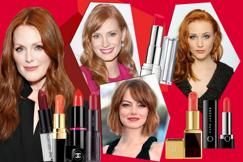 Rossetto per rosse: quale colore scegliere