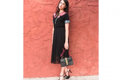 margaret qualley total look gucci