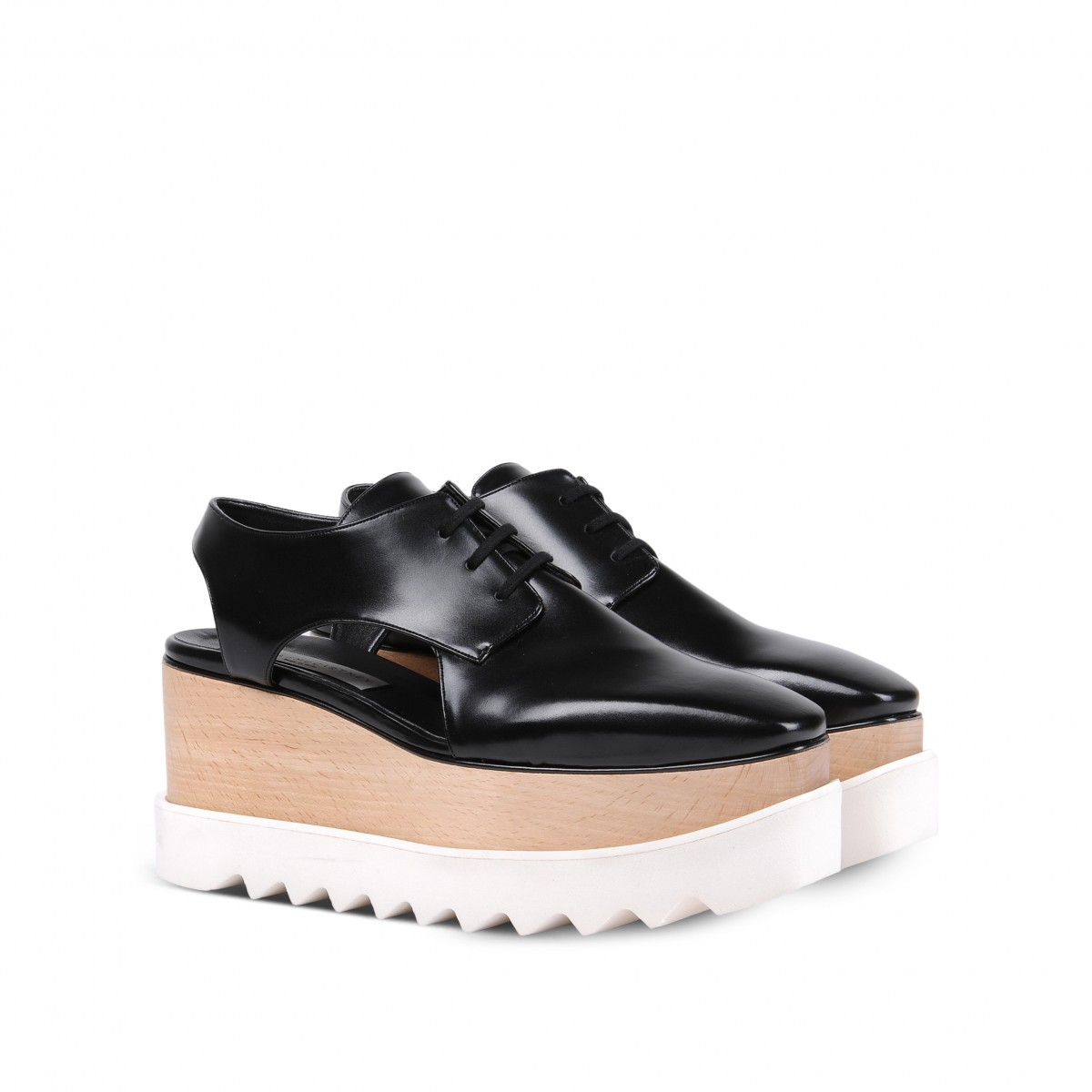 stella mccartney scarpe zeppa stringate