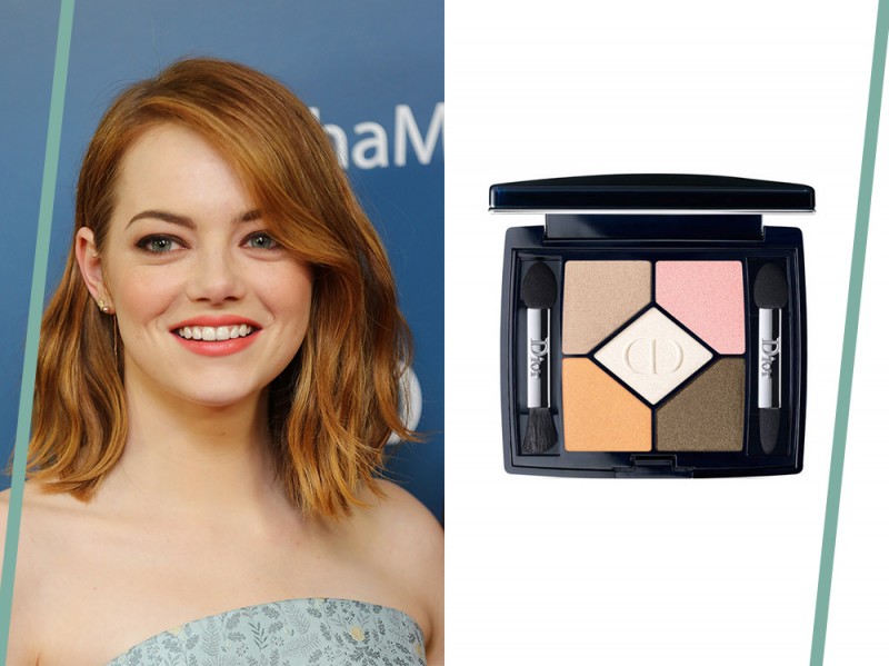 trucco occhi verdi Emma Stone