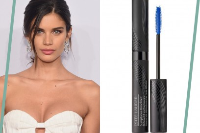 trucco occhi verdi Sara Sampaio