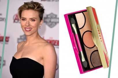 trucco occhi verdi Scarlett Johansson