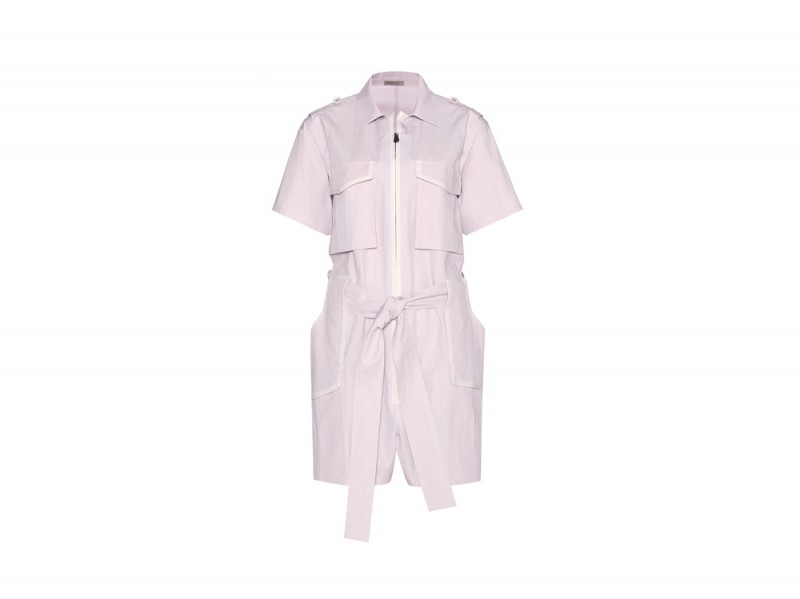 tuta-corta-cotone-rosa-bottega-veneta