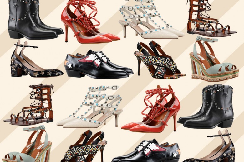 Le scarpe di Valentino per l’estate 2016