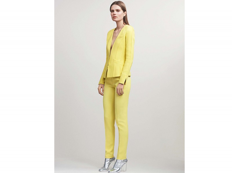 Mugler The yellow suit