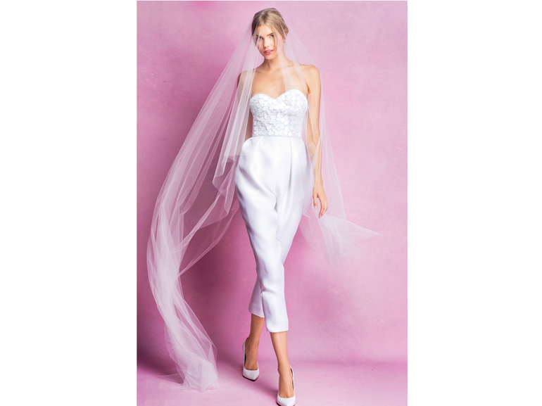 abito-sposa-pantaloni angel sanchez 2016 fall