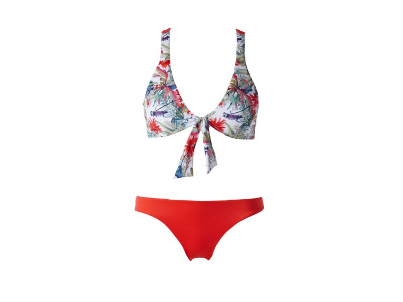 bikini a fiori calzedonia