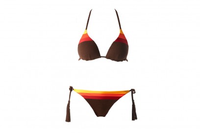 bikini marrone calzedonia