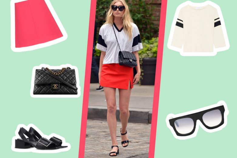Easy look da weekend come Elsa Hosk