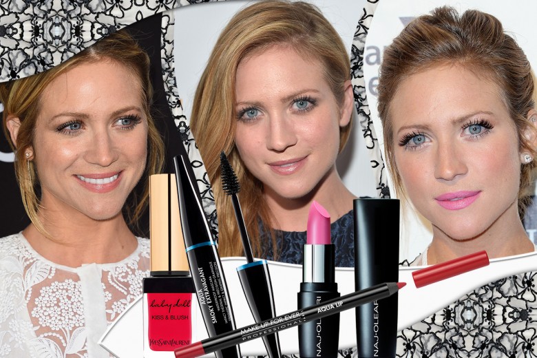 Brittany Snow trucco: i make up con ciglia in primo piano