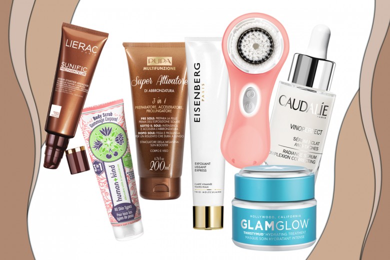 I prodotti per preparare la pelle all’abbronzatura dagli integratori allo scrub