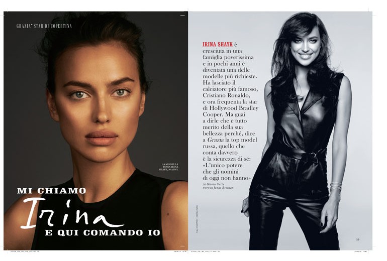 Irina Shayk: Mi chiamo Irina e qui comando io