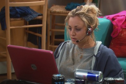 penny big bang theory computer