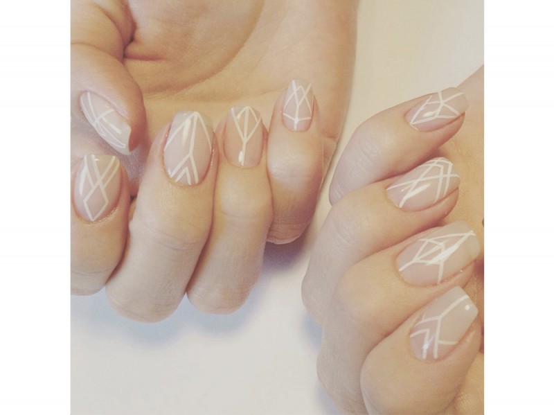 rainbownails_ nail art nude instagram estate 2016