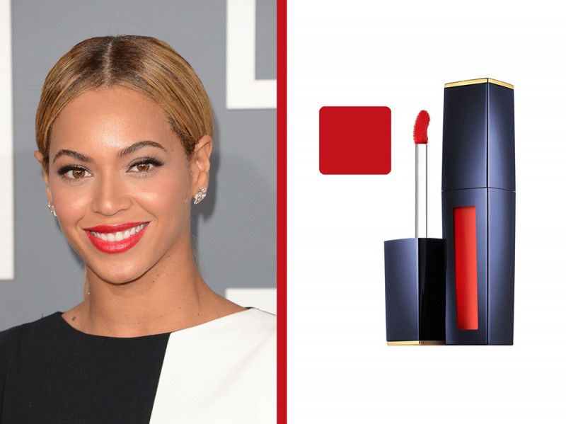 rossetto-arancione-a-chi-sta-bene-Beyonce-estee-lauder-pure-color-envy-liquid-lip-potion-cold-fire