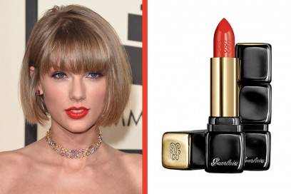 rossetto-arancione-a-chi-sta-bene-guerlain-kiss-kiss-orange-fizz-Taylor-swift