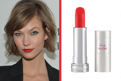 rossetto-arancione-a-chi-sta-bene-lancome-rouge-in-love-crazy-tangerine-karlie-Kloss