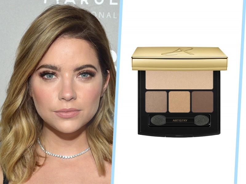 trucco occhi azzurri da giorno Ashley Benson